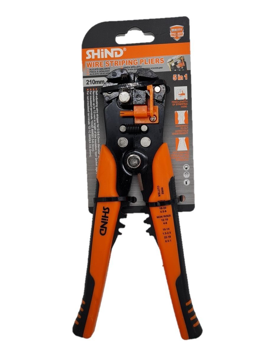 Shind 5 in 1 Crimping & Stripping Pliers