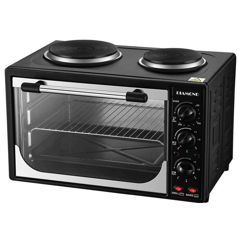 Diamond  Solid 2 plate  Stove and oven
