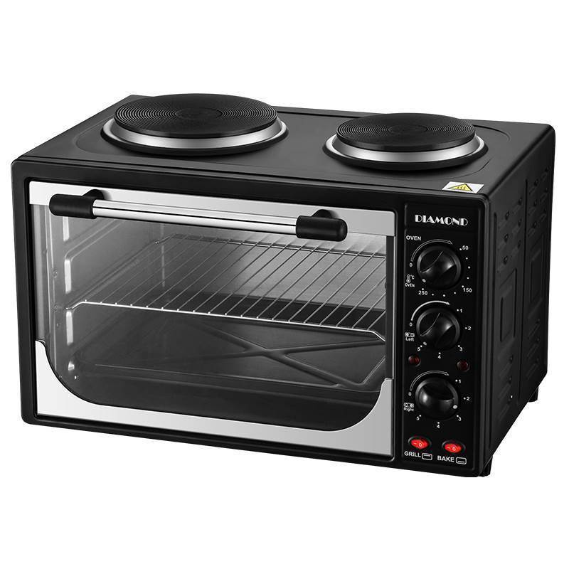 Diamond Solid 2 plate Stove and oven