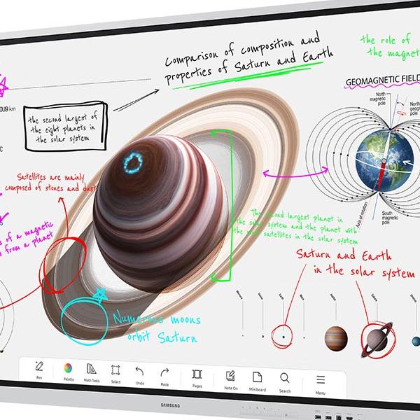 Samsung 55'' Flip Chart 4.0 4K Uhd 16 7 Usage 350Nit Brightness