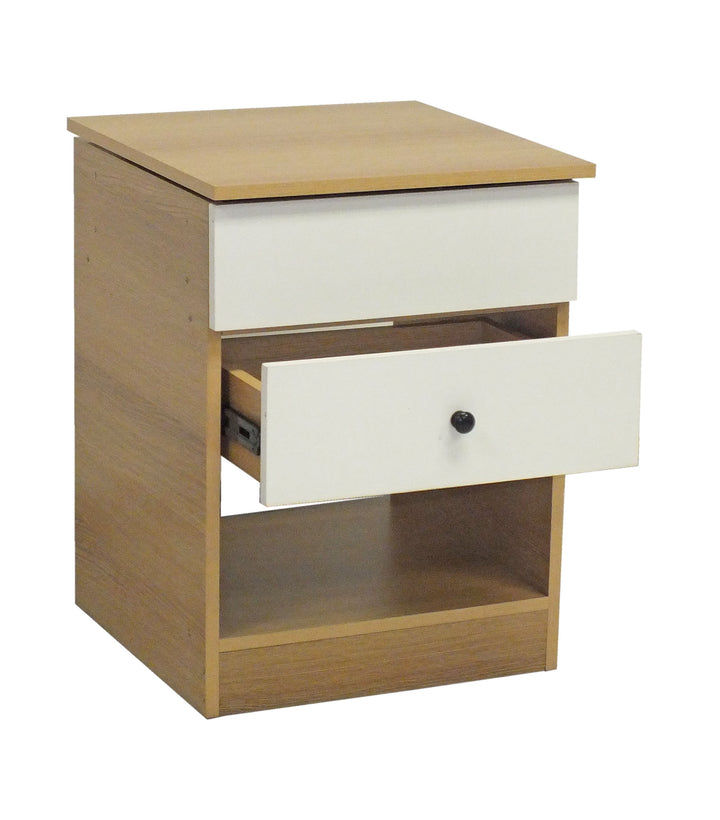 Orion Lift Side Table - White - Fine Living