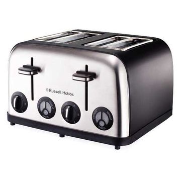 Russell Hobbs 4 Slice Matt Black Toaster 13976