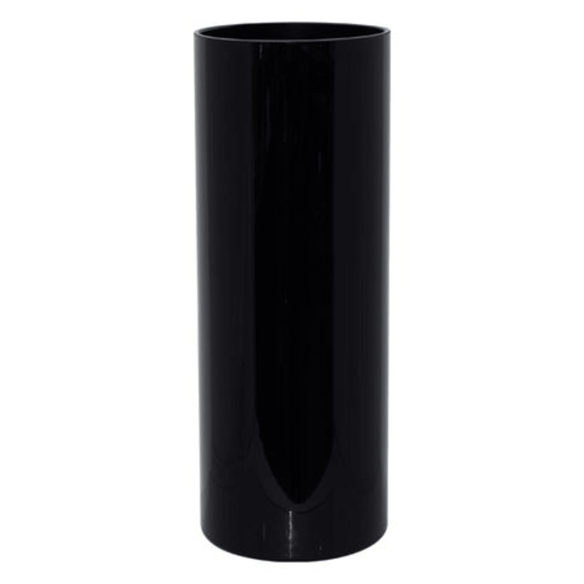 Black Cylinder Vase Base