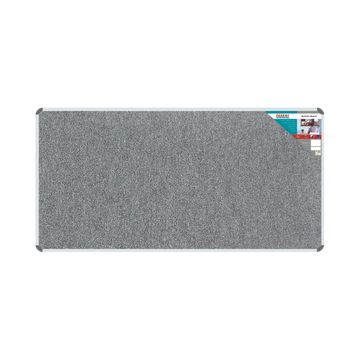 Bulletin Board Ribbed Aluminium Frame (1800x900mm - Laurel)