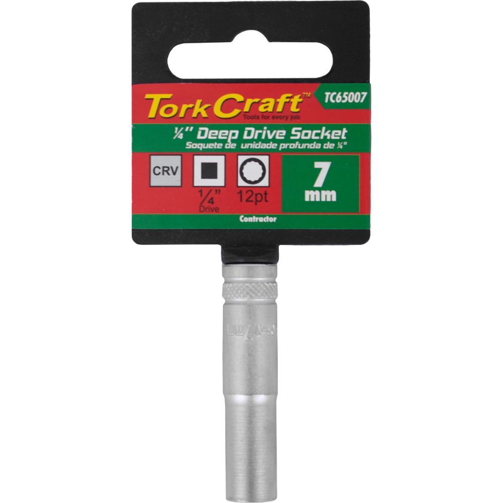 Tork Craft - Socket 7mm 1/4