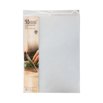 Chopping Mats - Flexible - BPA-Free Plastic - White - Set of 2 - 5 Pack
