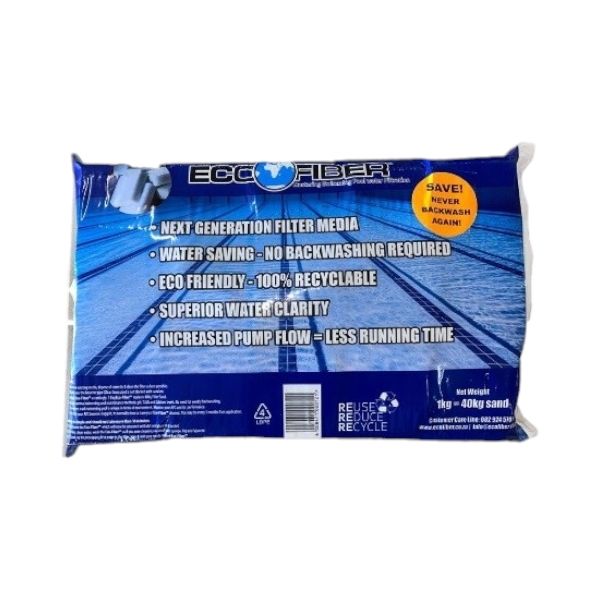 ECO-FIBER Swimming pool Filter Medium - 1kg