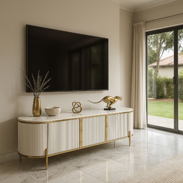 KC FURN-Venezia 200cm Marbletop TV Unit