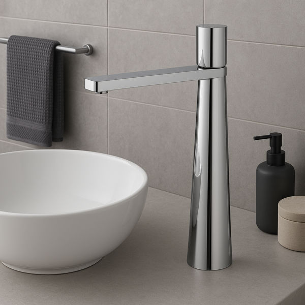 Ravenna Basin Mixer Tall-Chrome