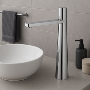 Ravenna Basin Mixer Tall-Chrome