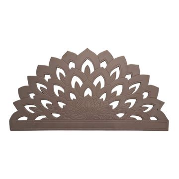 StyleX Lotus Design Raw MDF Wooden Headboard - King XL