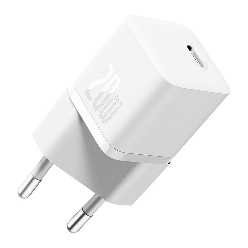 Baseus GaN5 Series Fast Charger Mini PD 20W - White