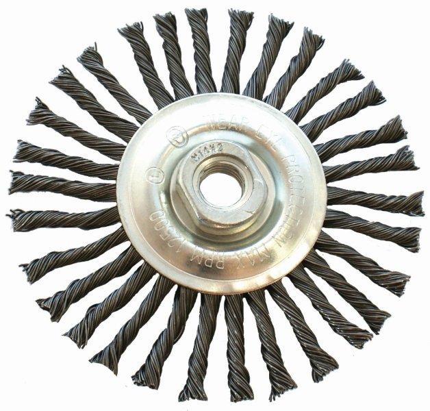 Tork Craft - Wire Wheel Brush Single Section Twisted Plain