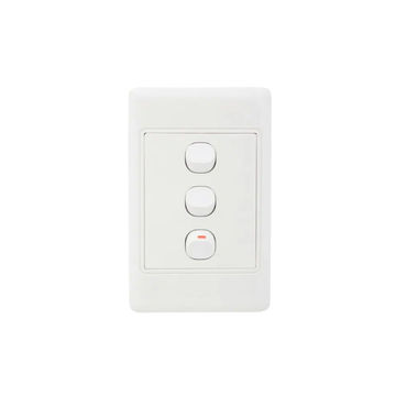 3 Lever 1 Way Wall Switch