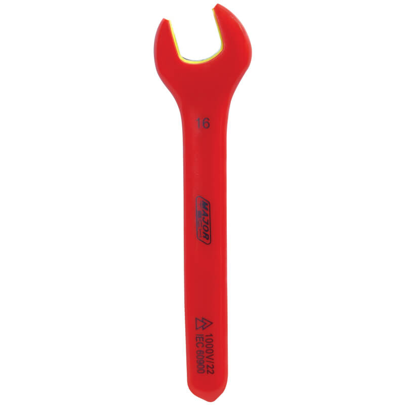 16mm 1000V Insulated Open Spanner (VOSP16) - Major Tech