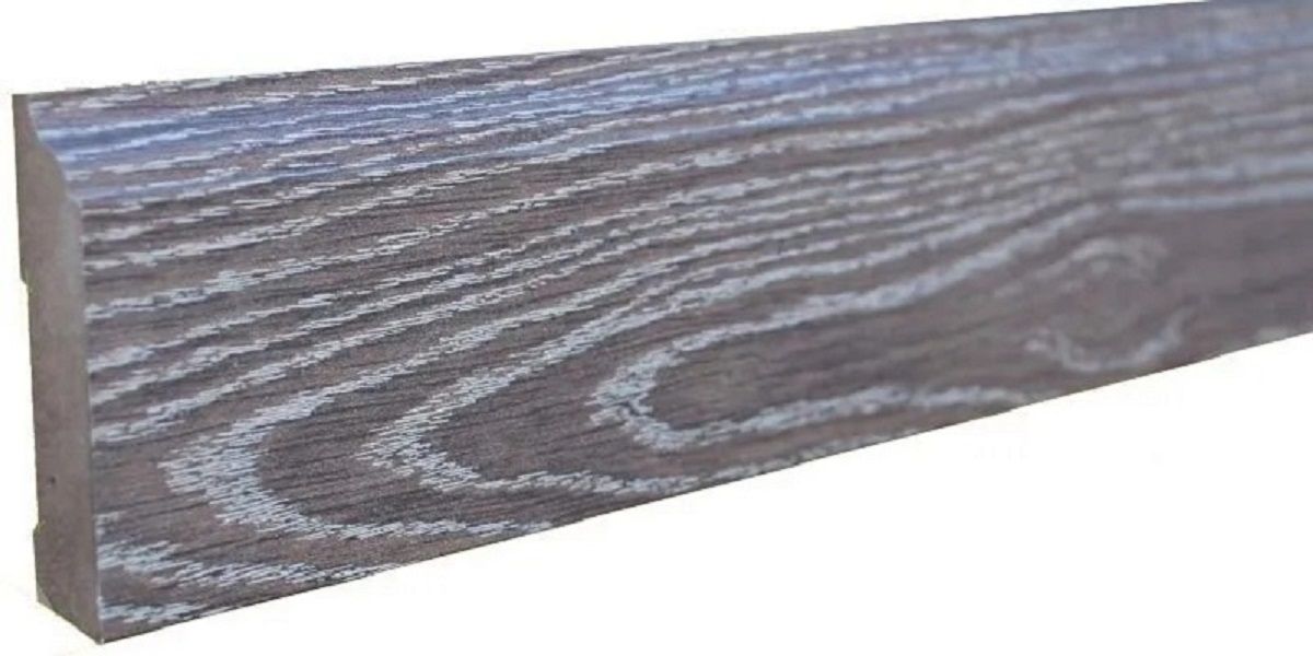Skirting Riviera MDF Wrapped 80mm x 14mm x 2400mm