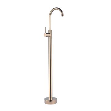 FLOOR MOUNTED BATH MIXER - ROSE GOLD