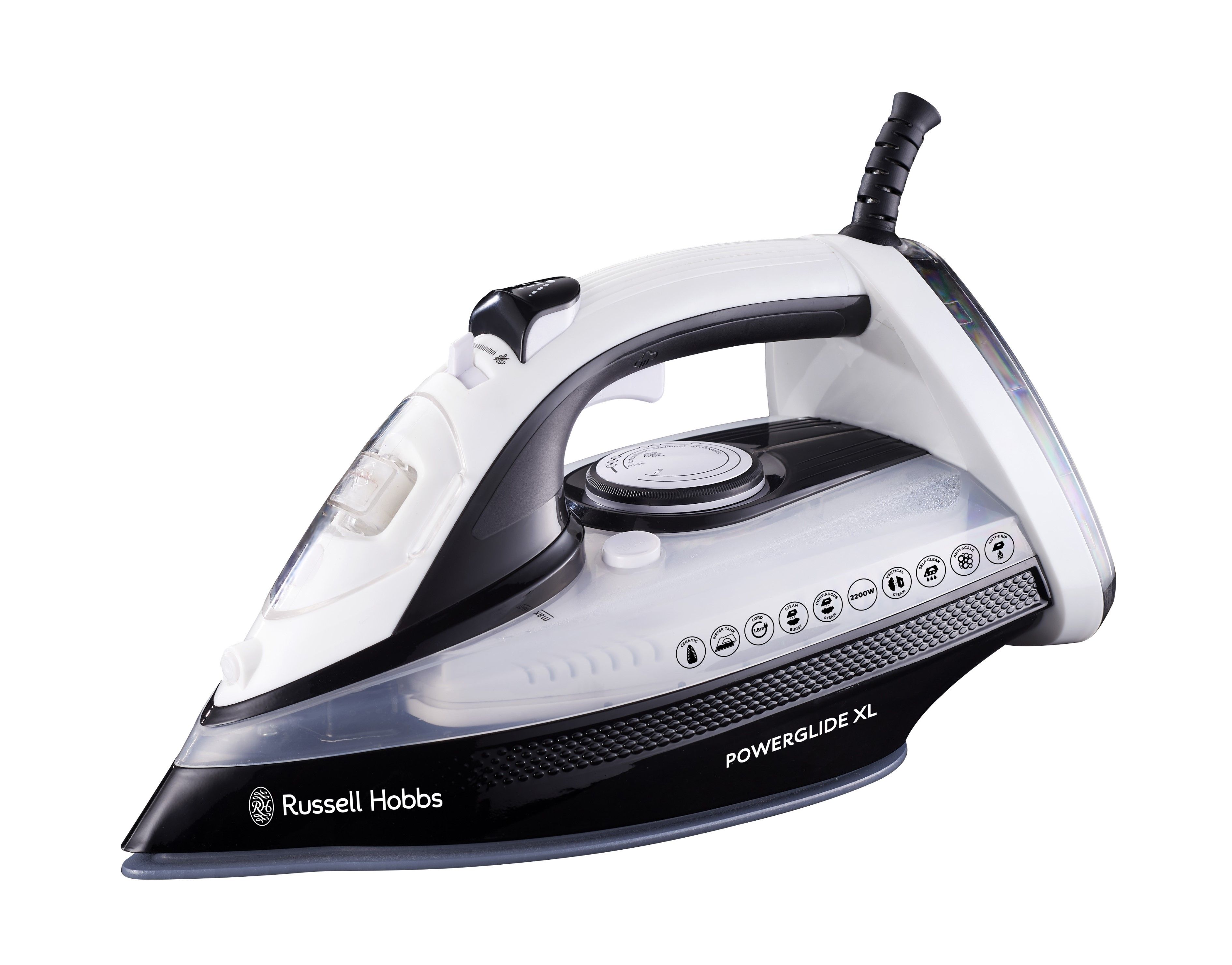 RHI002 RUSSELL HOBBS 2200W POWERGLIDE XL STEAM, SPRAY, DRY IRON