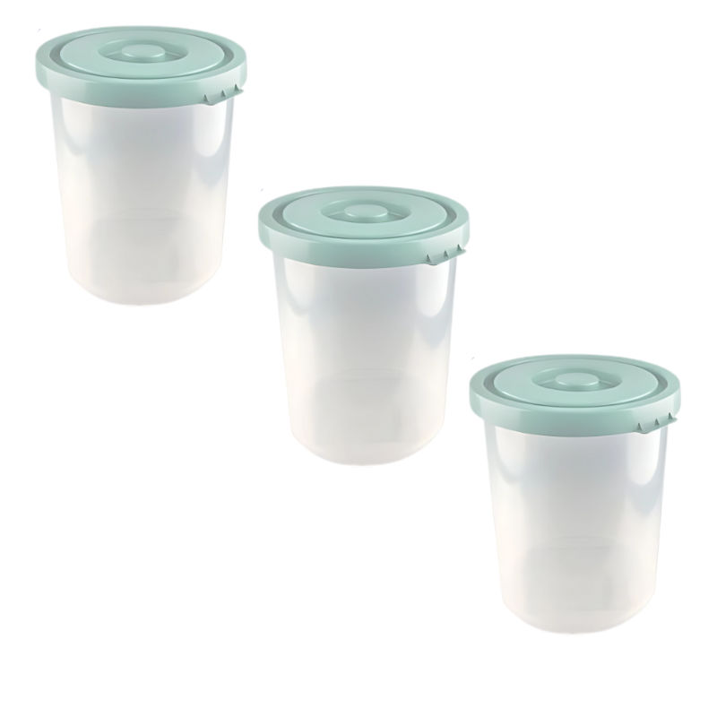 Container clear base 8L each ( Pack of 3)
