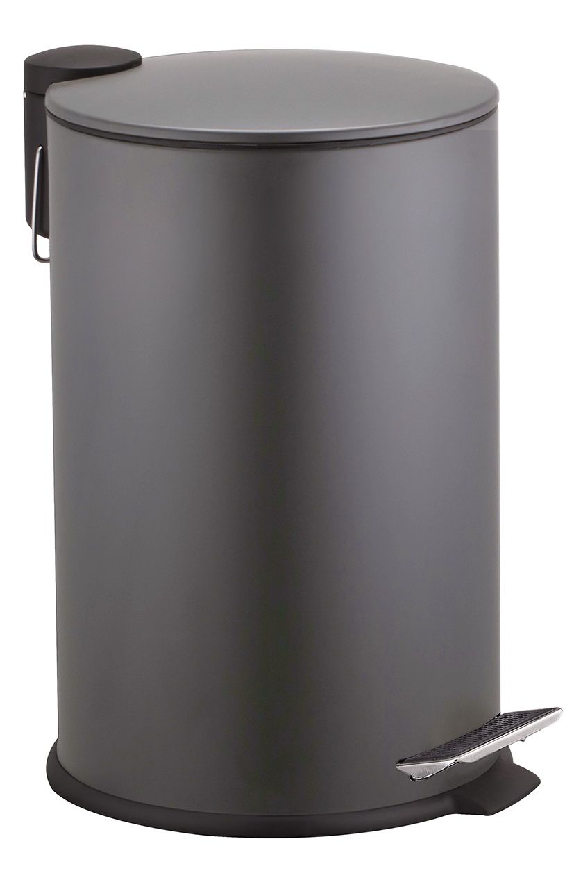 First Dutch Brands 12 Litre soft-close pedal bin Matt Grey