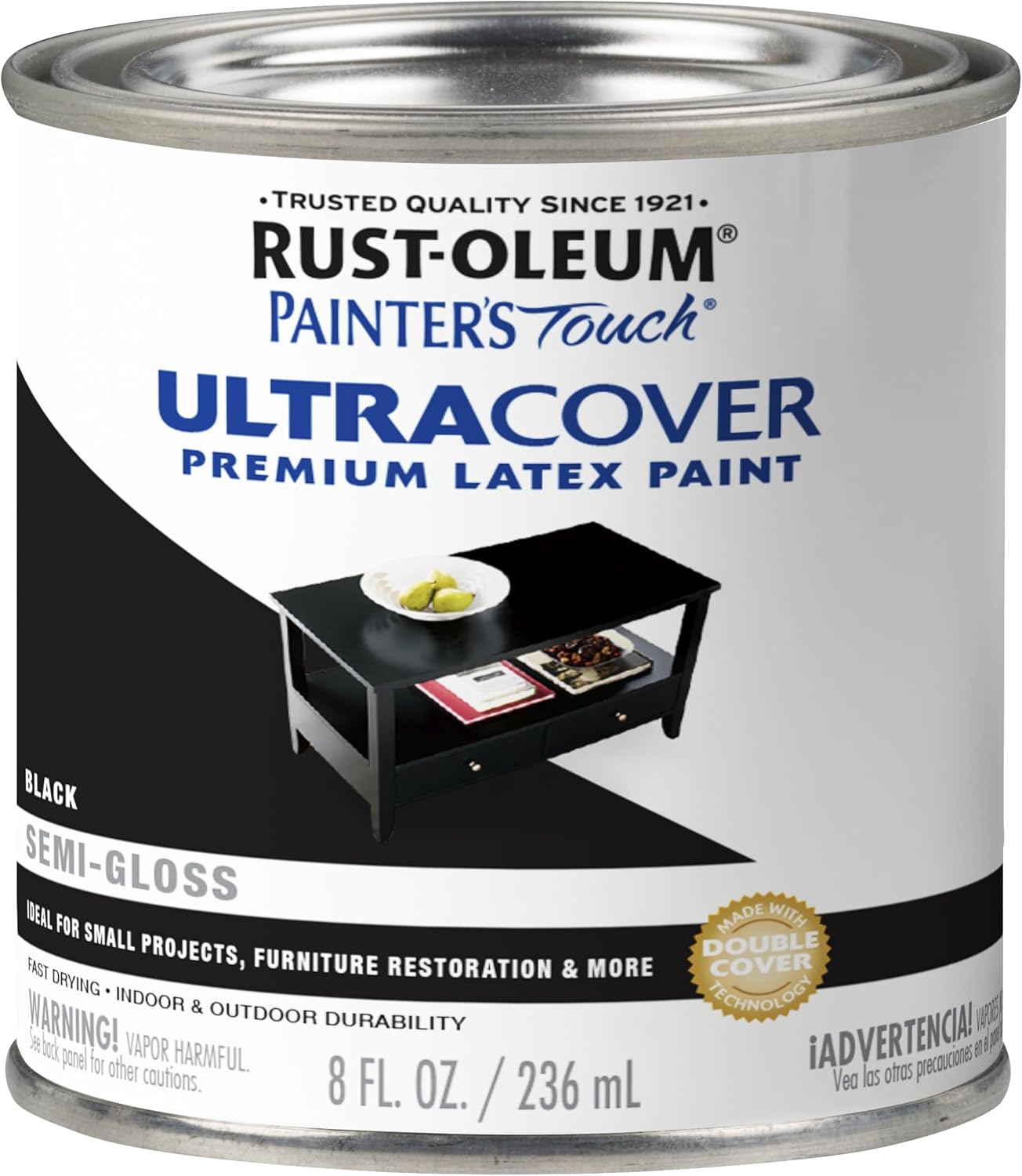 Rust-Oleum Painter’s Touch Brush Paint Semi-Gloss Black 284ml