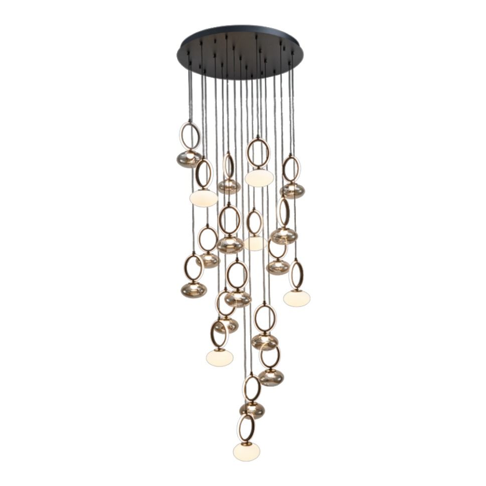Aluminium and Clear Glass Wall Mount