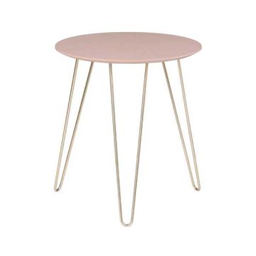 Sydney Side Table - Pink, Gold