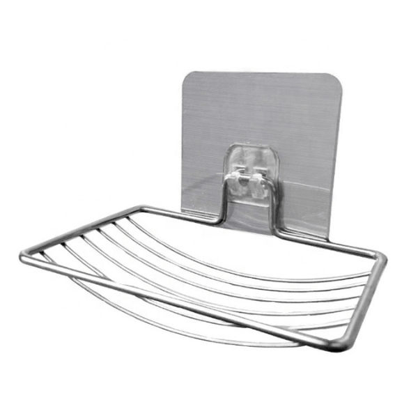Magic Sticker Detachable Stainless Steel Bath Soap Holder