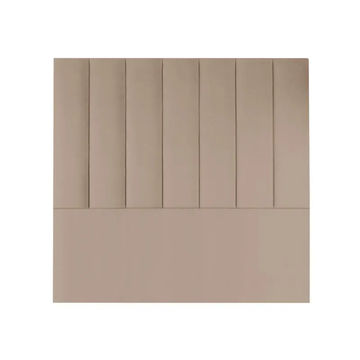 Maya Velvet Panel Headboard -King - Beige