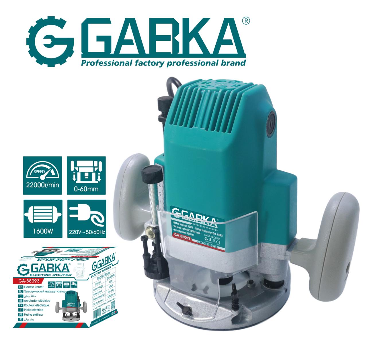 1600W Electric Wood Router – 12.7mm Collet, 22,000 RPM Precision Trimmer for Grooves & Shaping