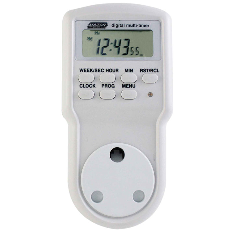 12 On/Off Digital Programmer Timer (MTD12) - Major Tech