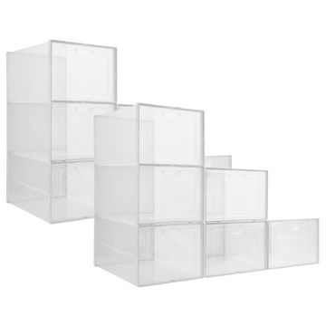 Stackable Ventilated Shoe Box - Set of 12
