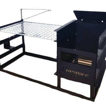 Lifespace Ember Maker Braai & Grid w/ Potjie Hook & Rotisserie Bracket