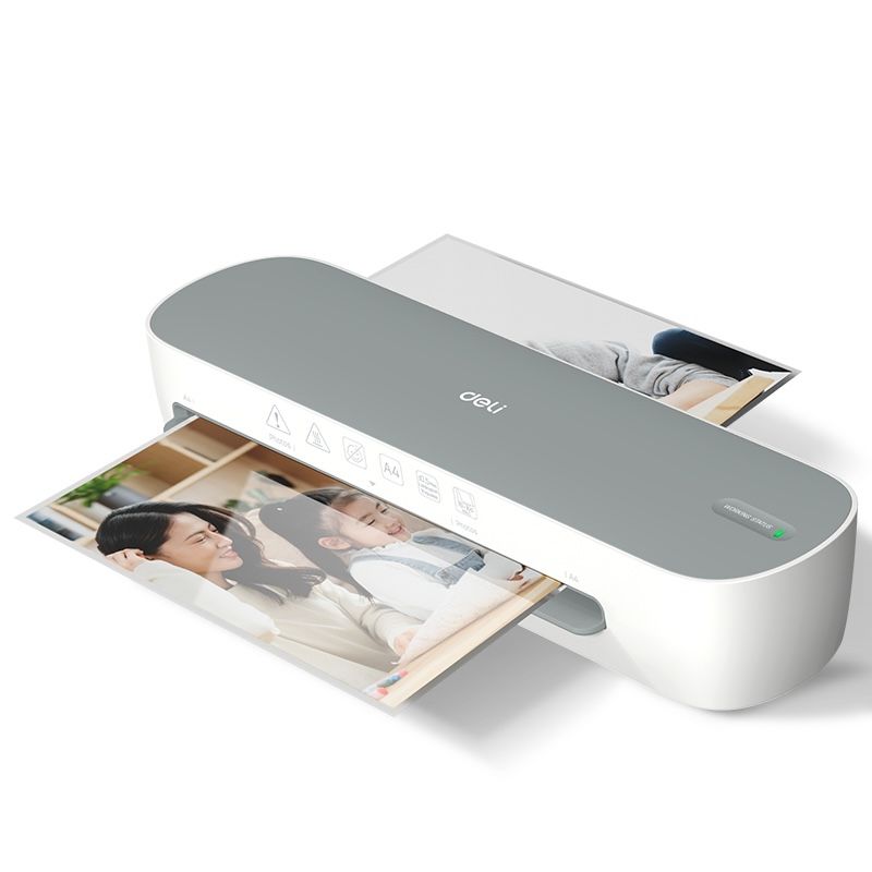 Deli A4 Laminator Machine, 80–125 Mic Pouches, Quick Warm-Up