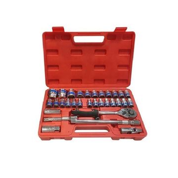 32 piece wrench set tool box