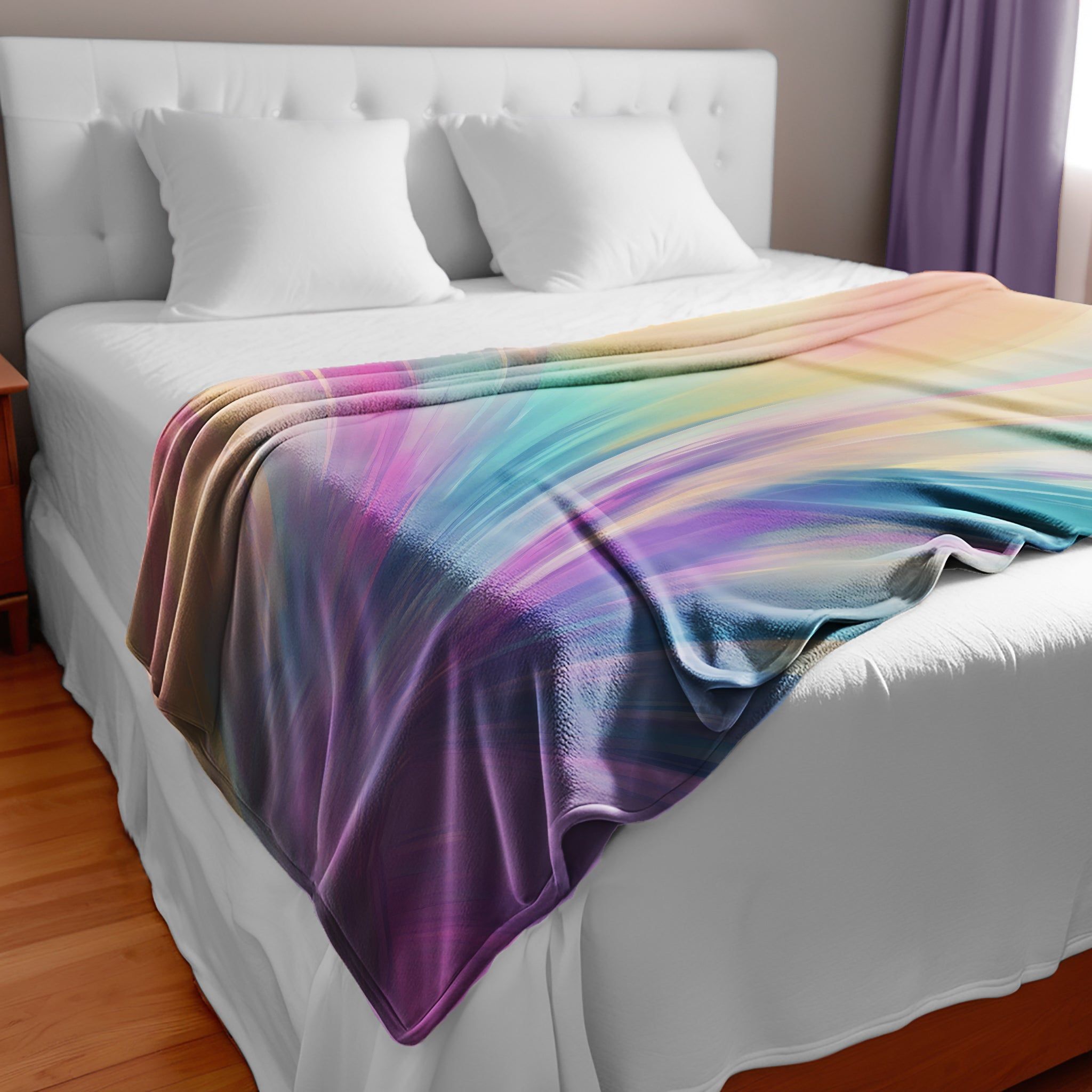 Pastel Sparks Large Light Weight Fleece