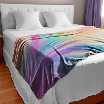 Pastel Sparks Large Light Weight Fleece