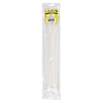 Bulk Pack x 5 Nexus - 20 Clear Cable Ties - 7.2 x 40cm