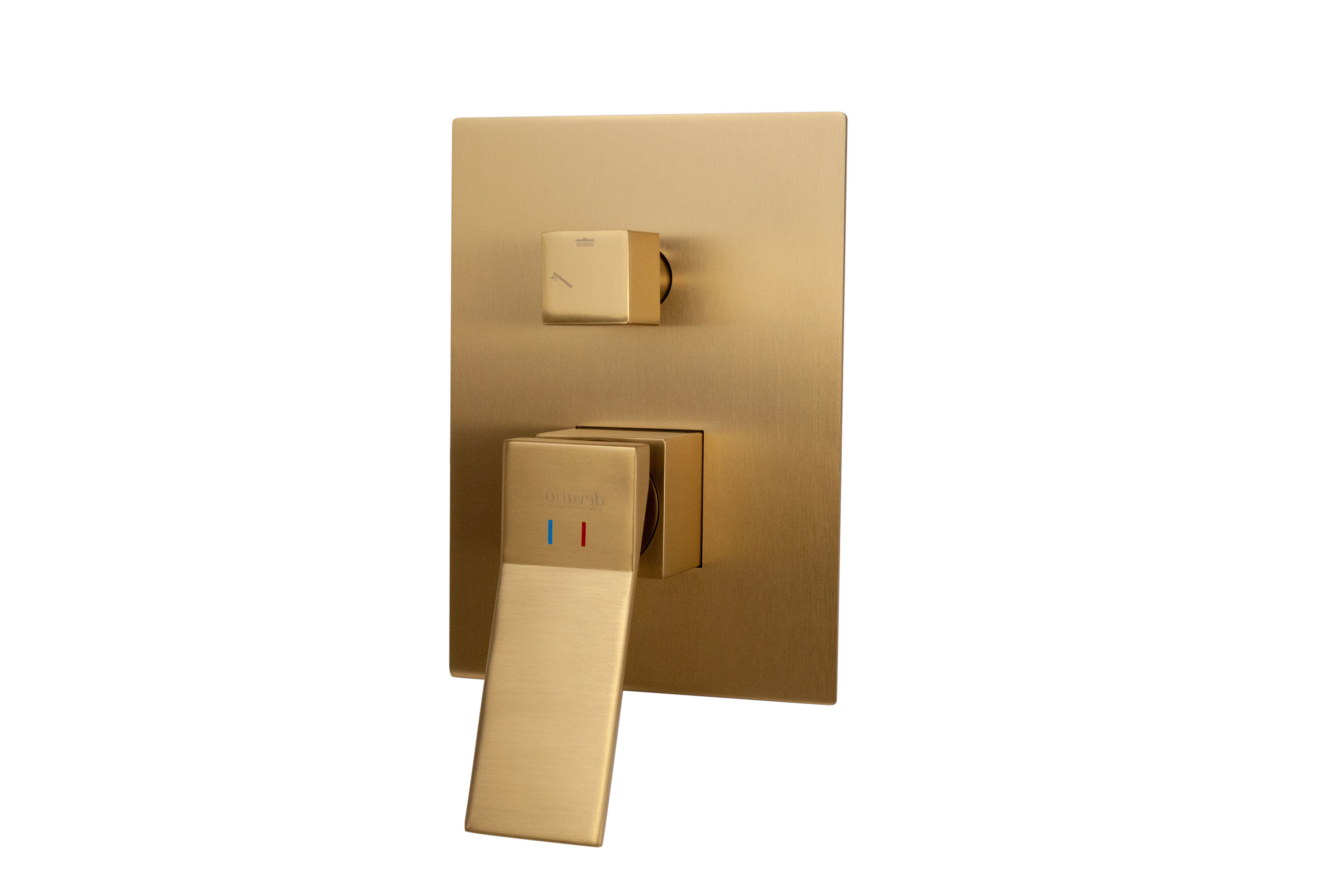 Milan Shower Mixer With Diverter Brass-Rose Gold