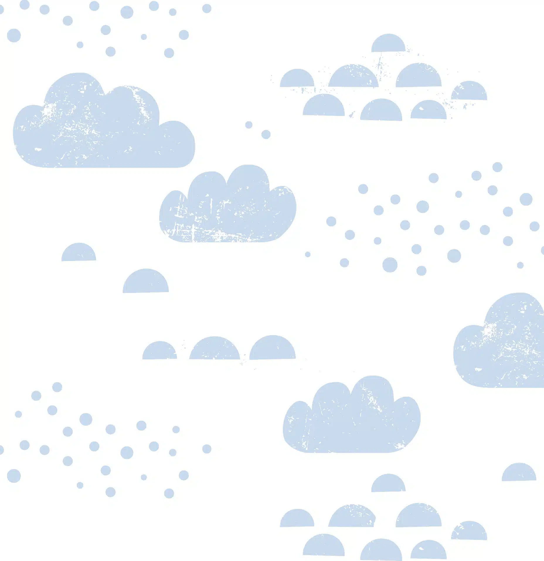 Kids Wallpaper – Cloudy Sky – Blue