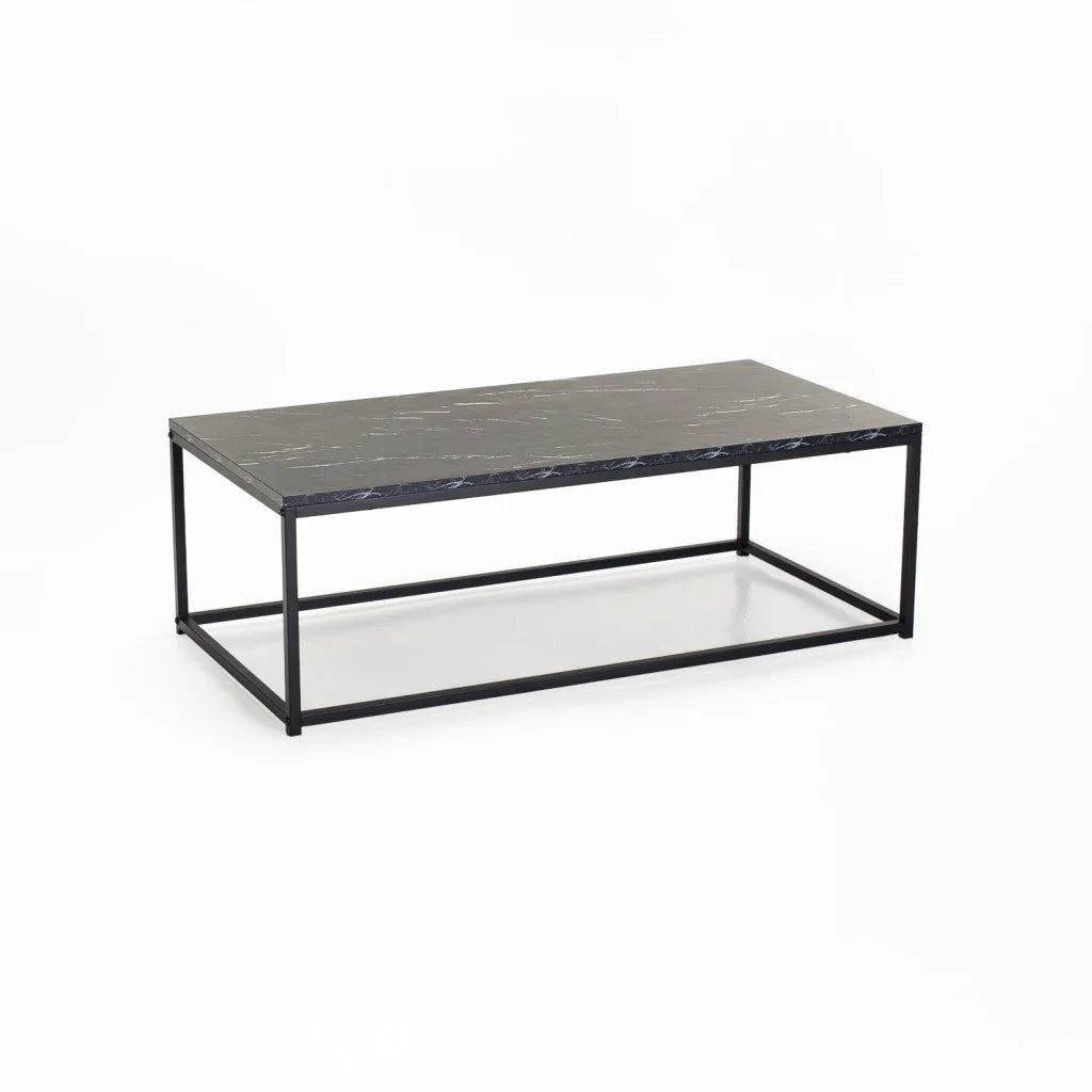 Vividitto - Siya 120x60cm Coffee Table - Black Marble