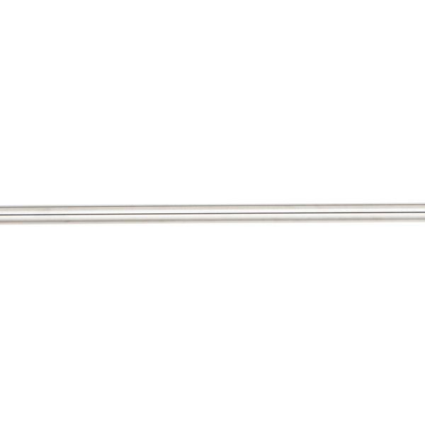 25 mm Stainless Steel Rod Brushed Silver 3.0 m