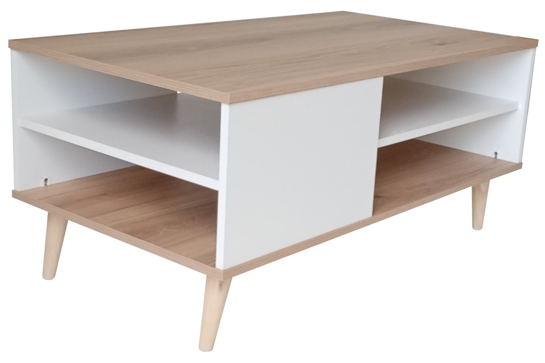 Castello Coffee Table - Sahara & White