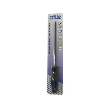 Afile - Round 2nd Cut File - Handled - 200mm