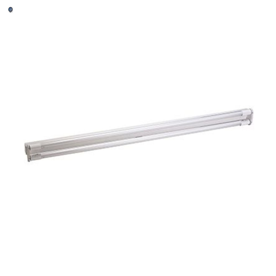 4FT Open Channel wired for LED T8 2x18w 1230mm