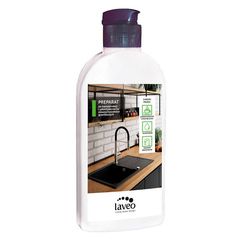 Laveo Preparation for conservation of granite sinks