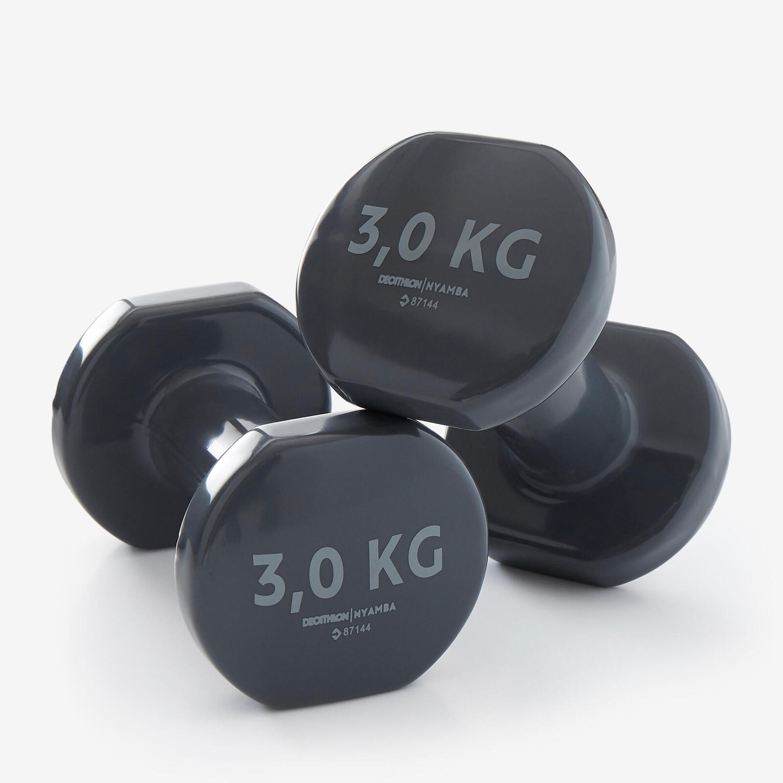 Fitness 3 kg Dumbbells TwinPack Grey LEROY MERLIN South Africa