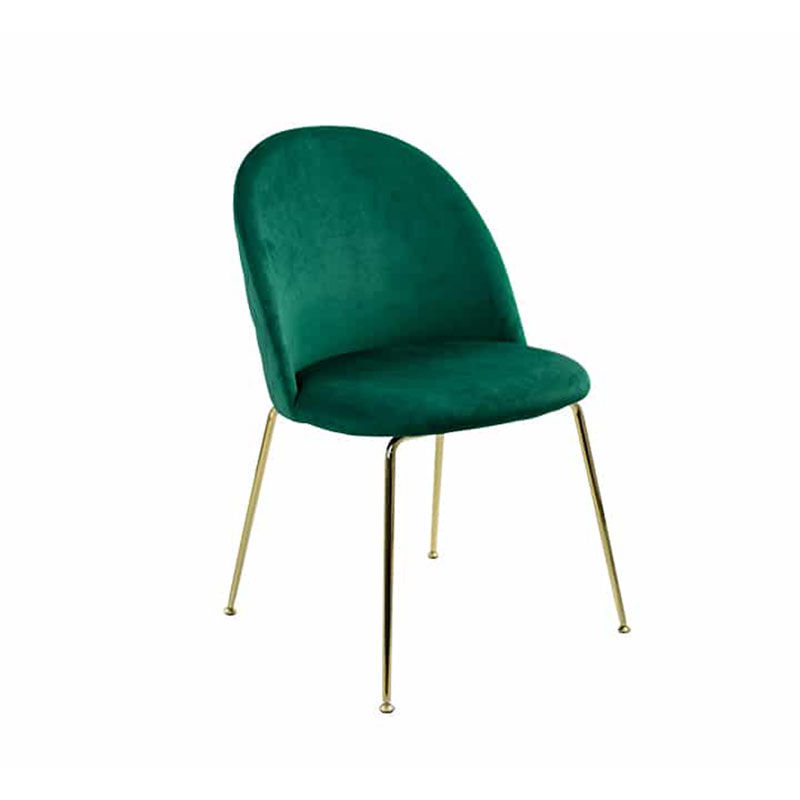 Vividitto - Occasional Velvet Chair - Emerald Green