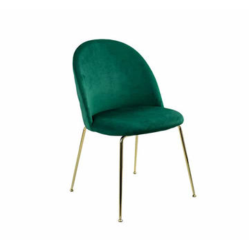 Vividitto - Occasional Velvet Chair - Emerald Green