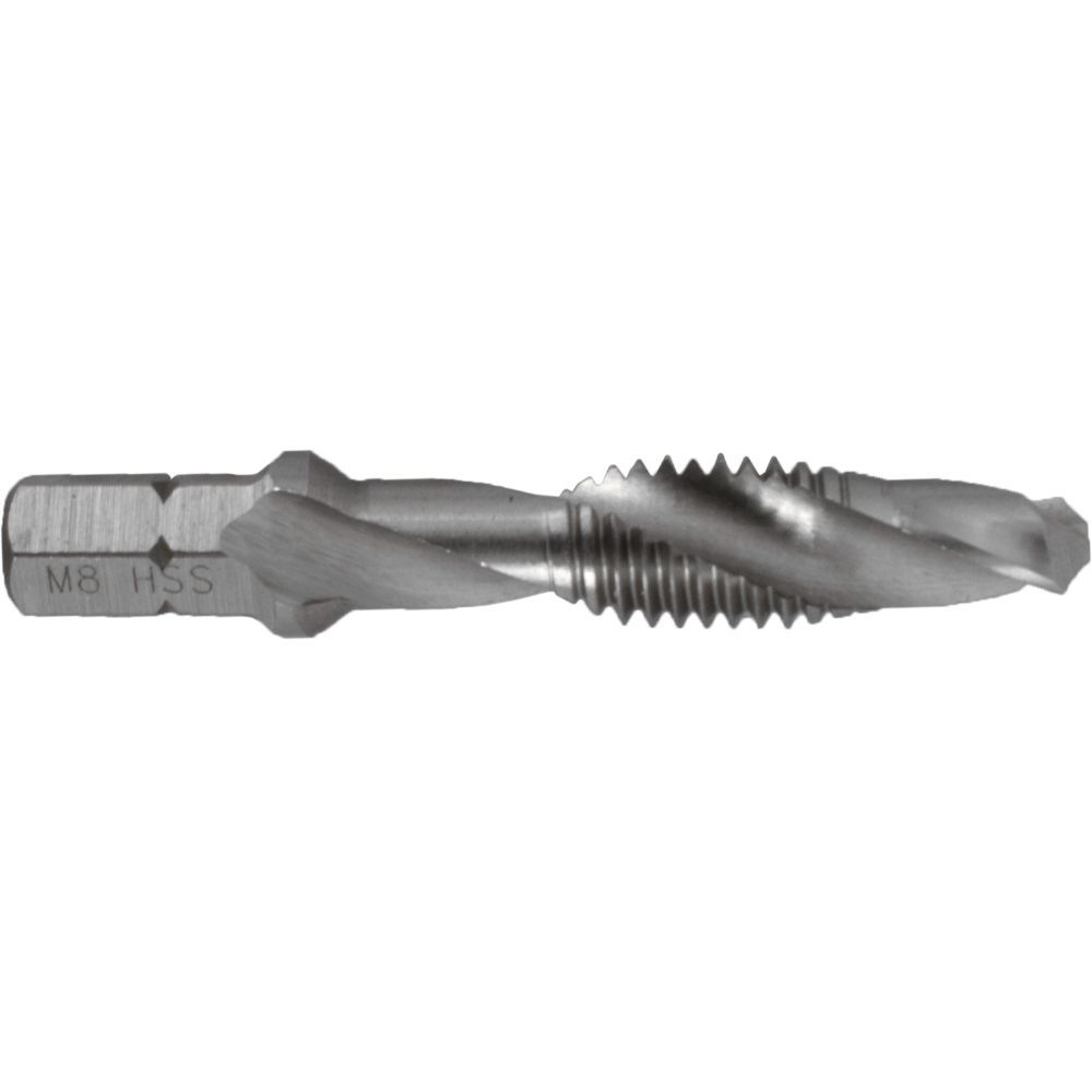 ALPEN - Combination Tap Plw M8 1/4" Shank